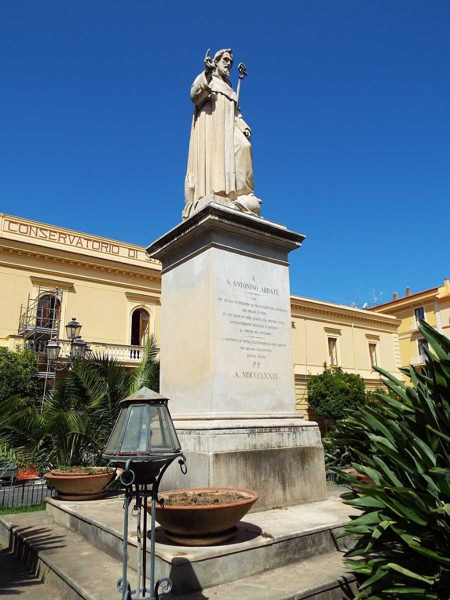 Statue of St Antoninus of Sorrento
