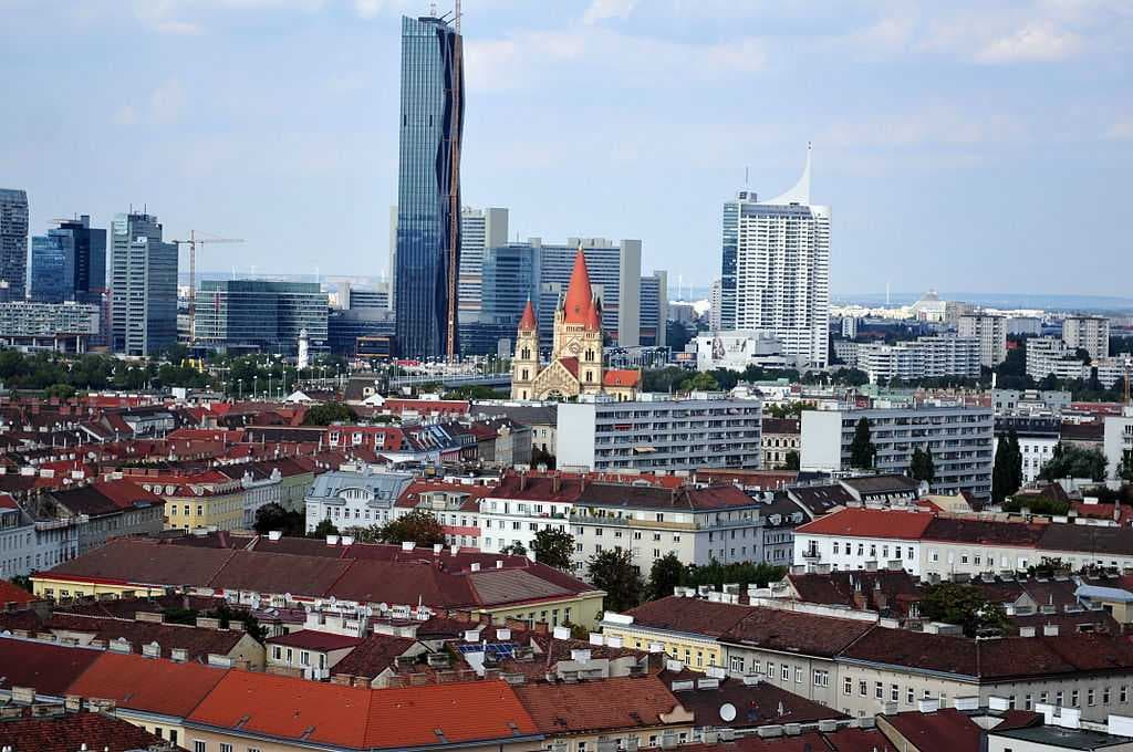 High-rise buildings in the outer district