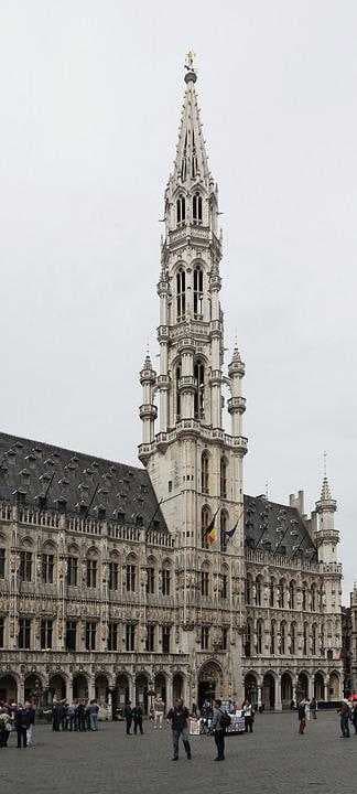 An image of the Town Hall of Brussels in Belgium