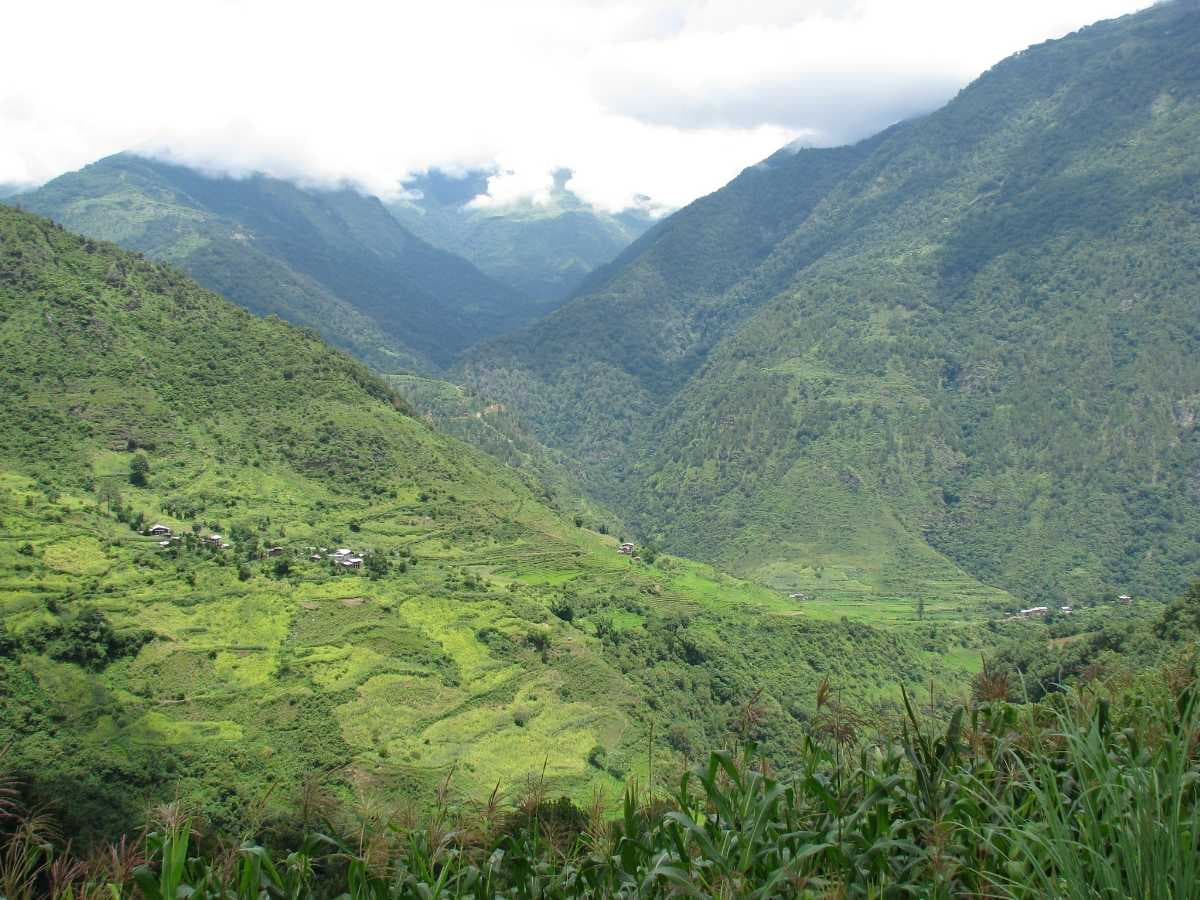 Captivating View of Lhuentse, Bhutan