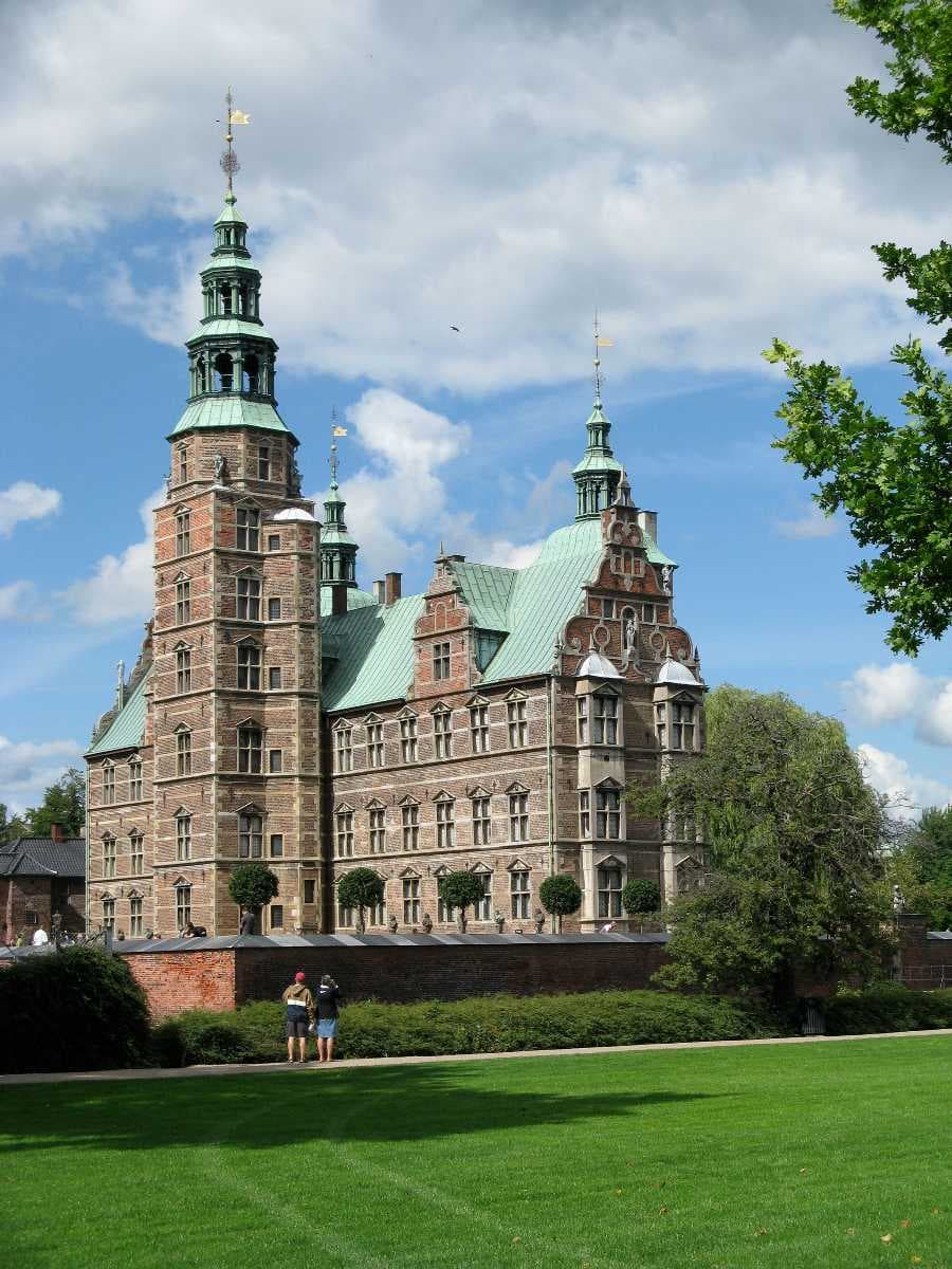 Beautiful building of Rosenborg Slot