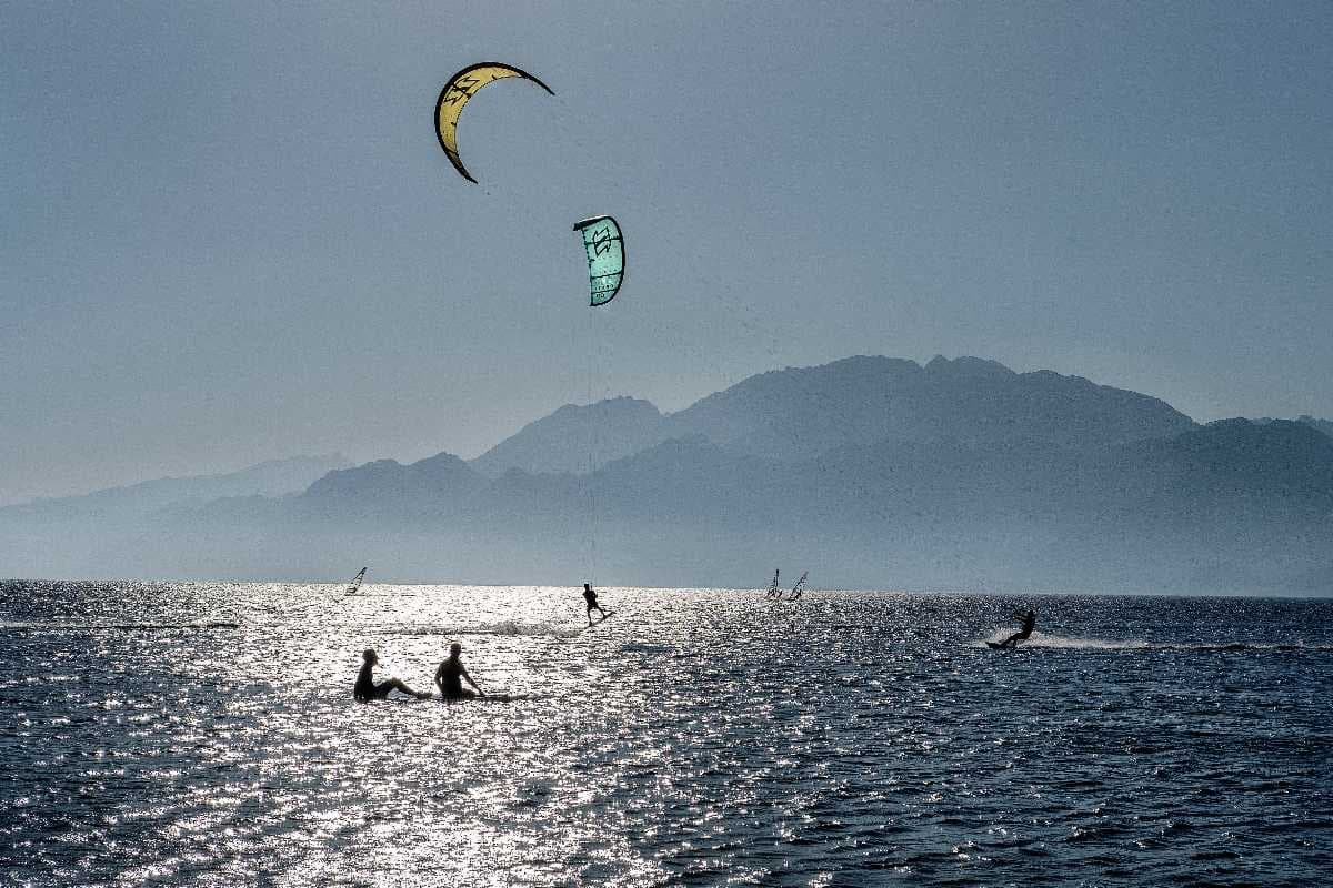 Kitesurfing in Dahab, Dahab, Egypt