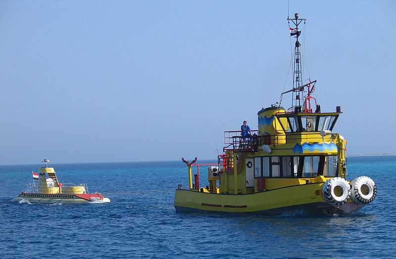 The famous Sindbad Submarine of Hurghada