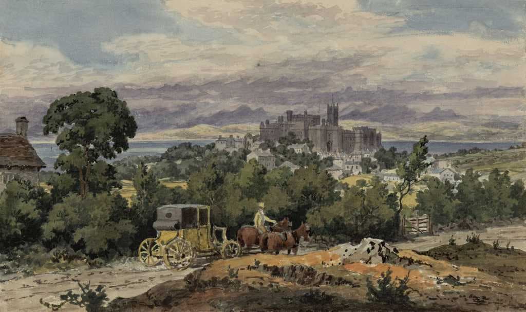 Lancaster from the south in 1825