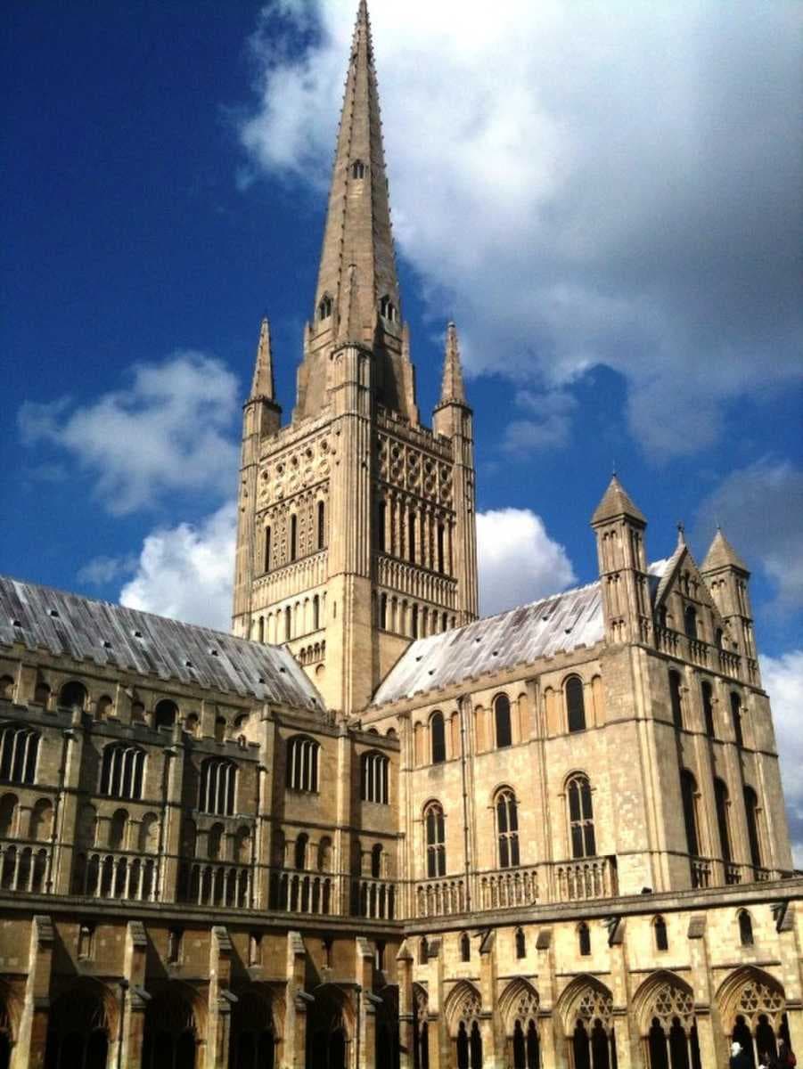 Norwich Cathedral is one of the great Norman buildings of England