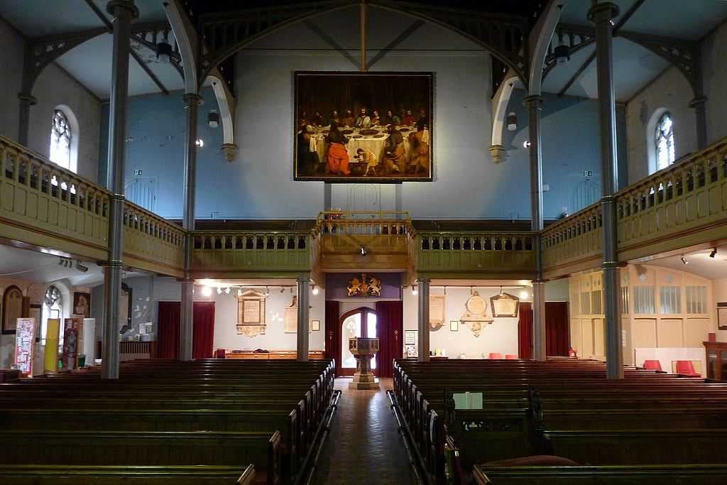 The Last Supper by Franz de Cleyn in the West Gallery of Windsor parish church of St John the Baptist[5]