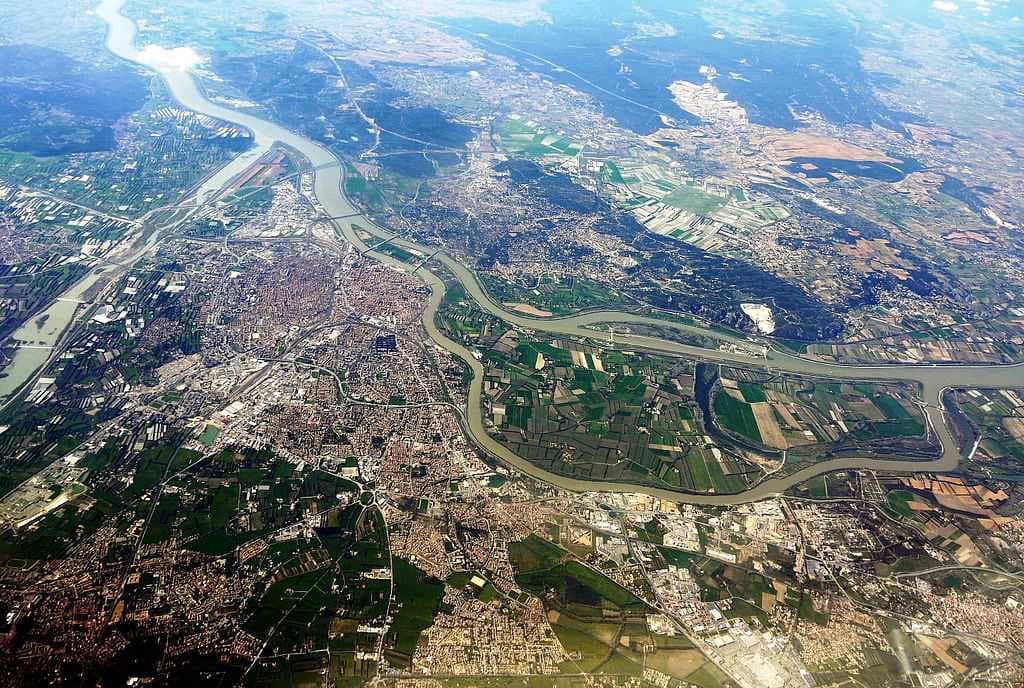 Aerial view of Avignon