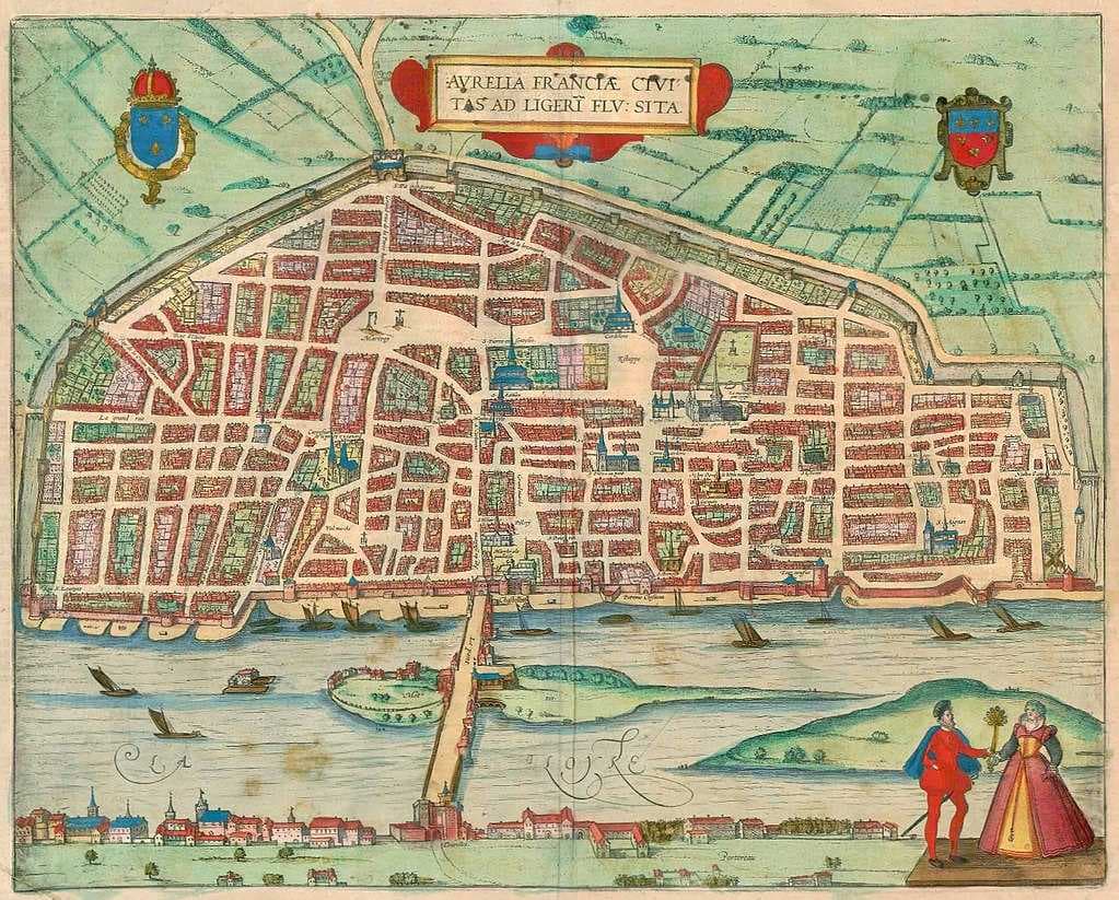 Aurelia Franciae civitas ad Ligeri flu. sita (1581)