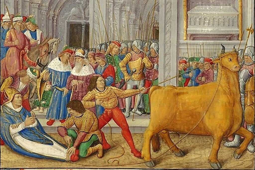 The martyrdom of Saint Saturnin.