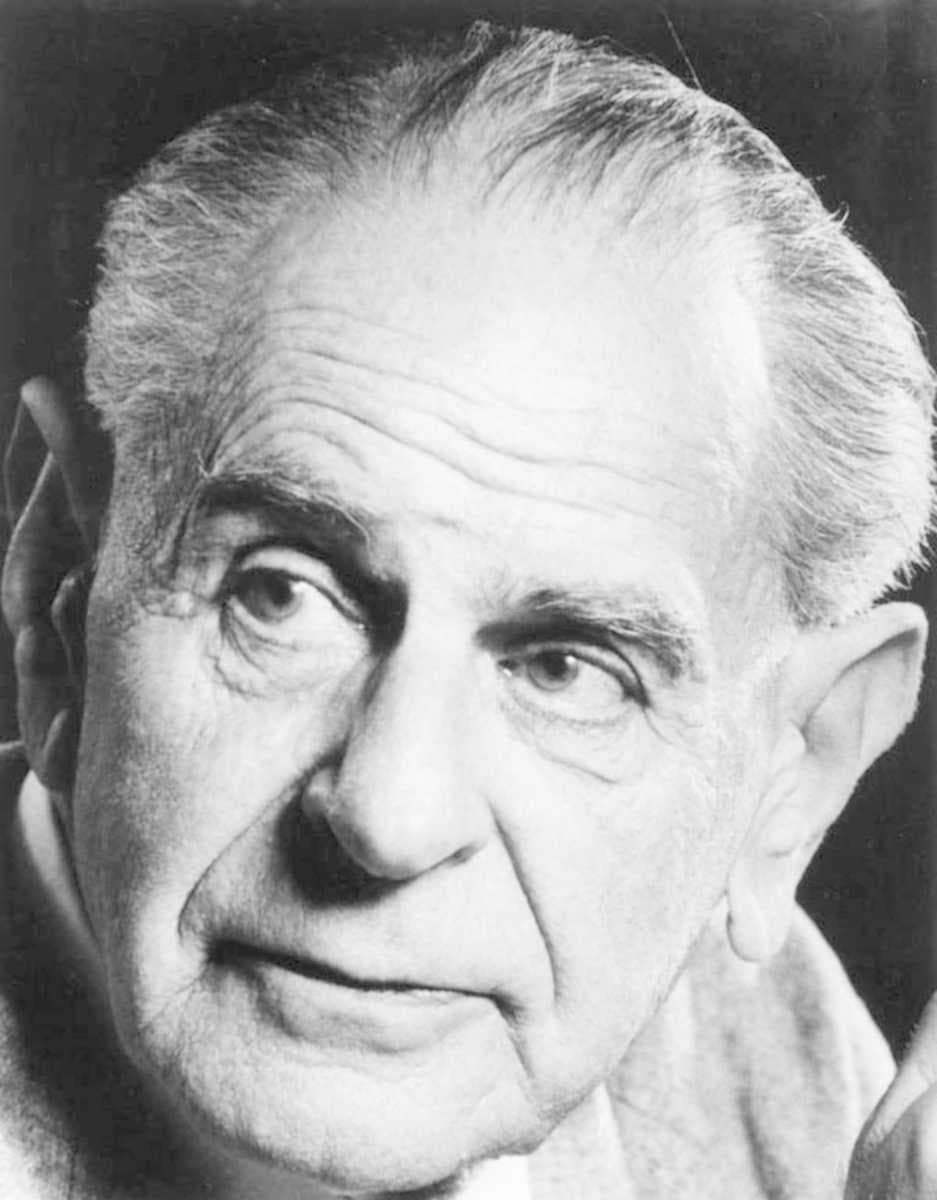 Karl Popper, ca. 1980