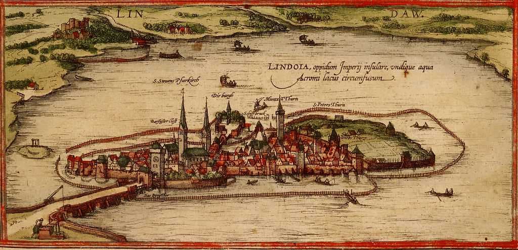 Lindau in the 16th century