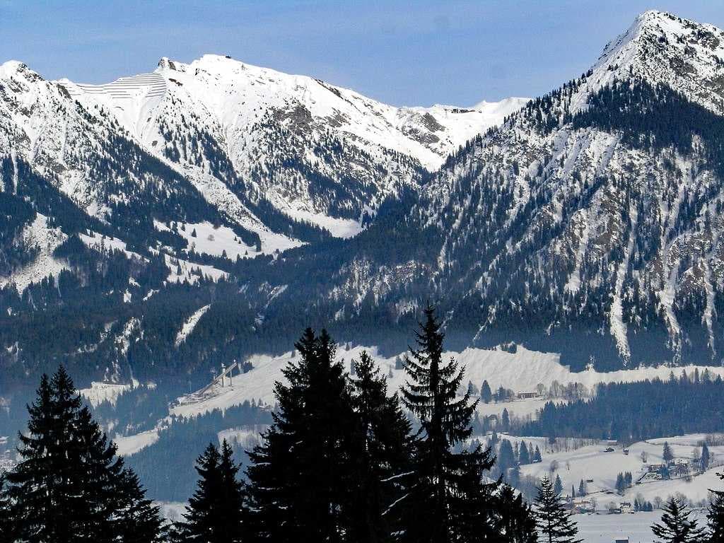 The Nebelhorn, Oberstdorf's local mountain