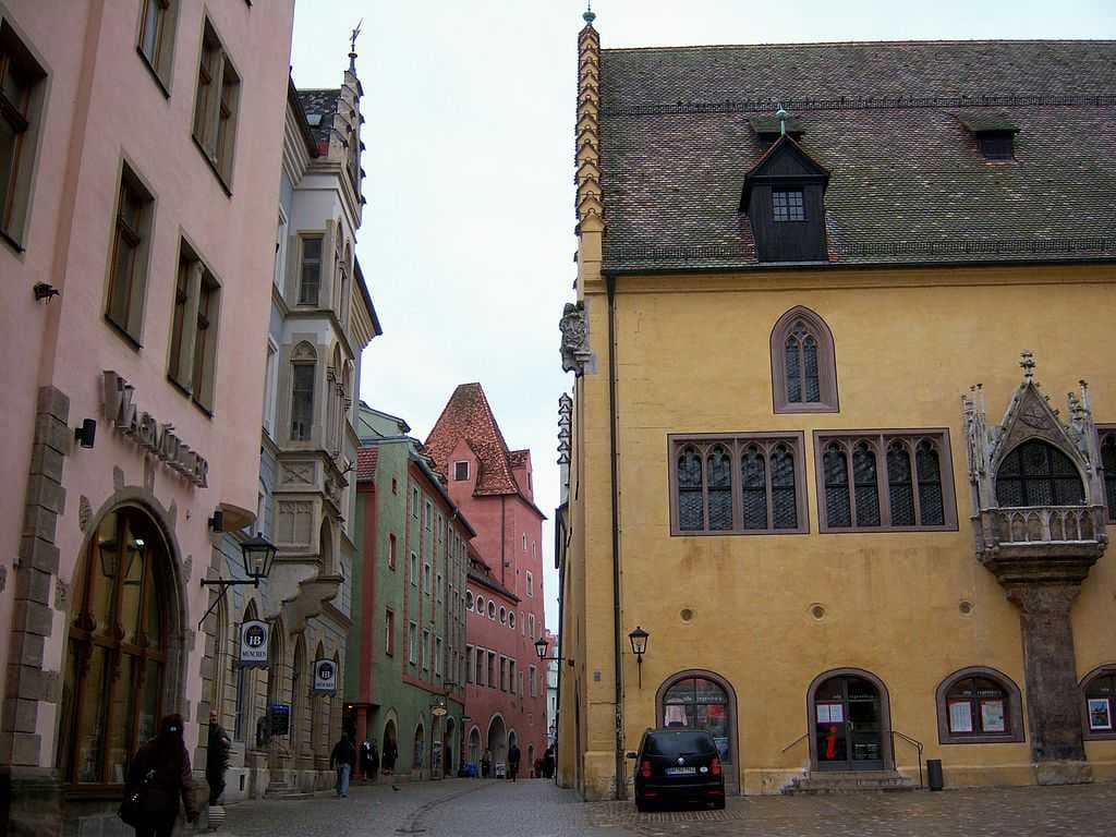 Kohlenmarkt with Town Hall, site of the Perpetual Diet from 1663 to 1806