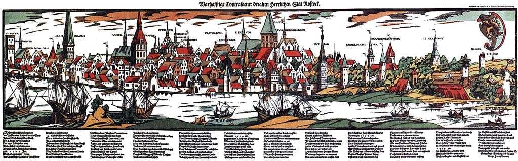 Rostock in the 16th century