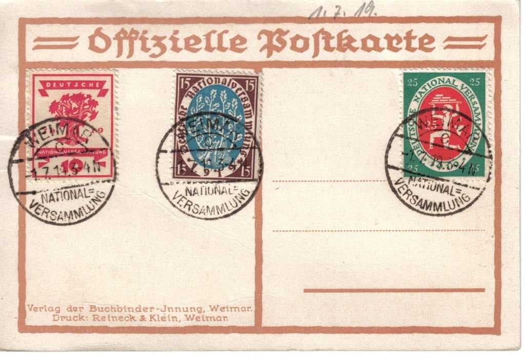 Official postcard of the National Assembly