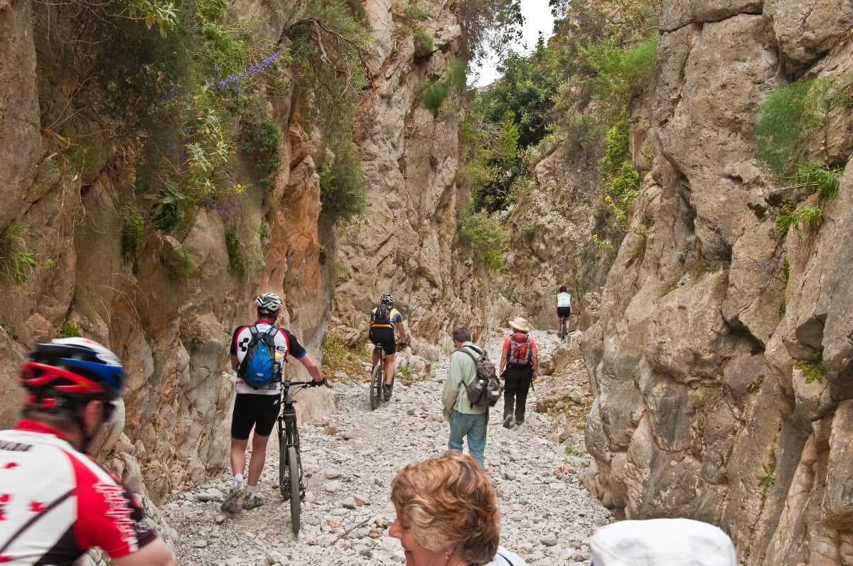 Imbros Gorge is situated in Crete, and the Imbros Gorge Trek is a famous hiking trail