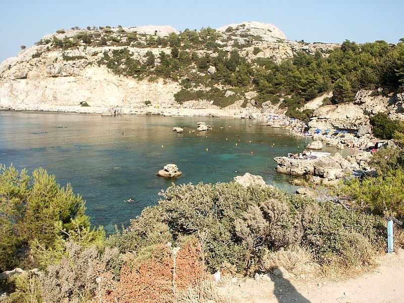 Scenic View of Anthony Quinn Bay