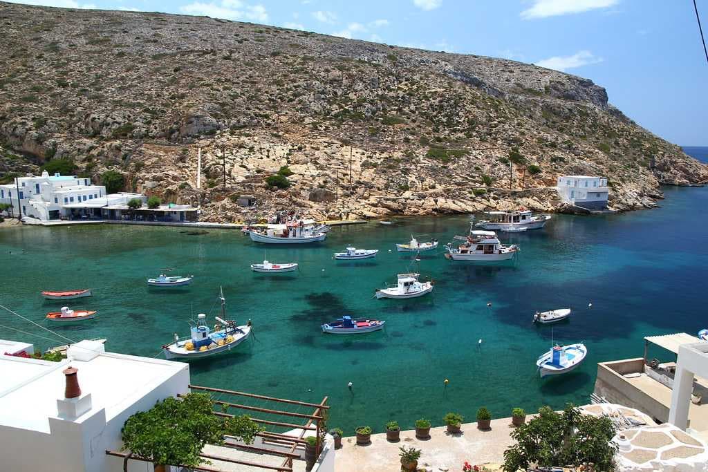 The archway of Cheronissos Beach in Sifnos