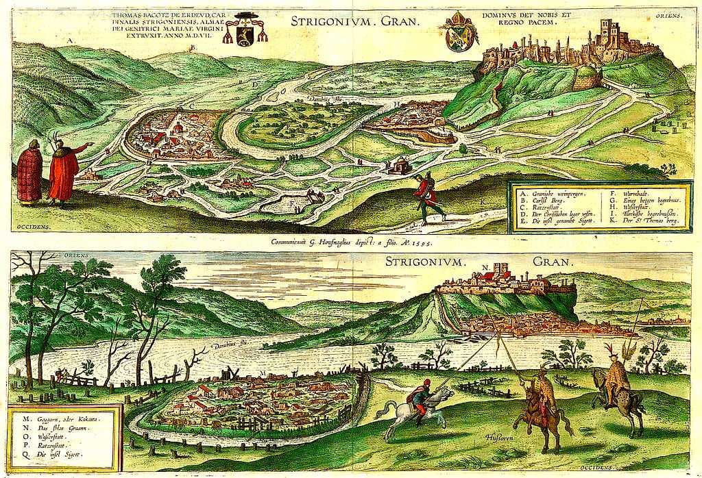Esztergom in 1595
