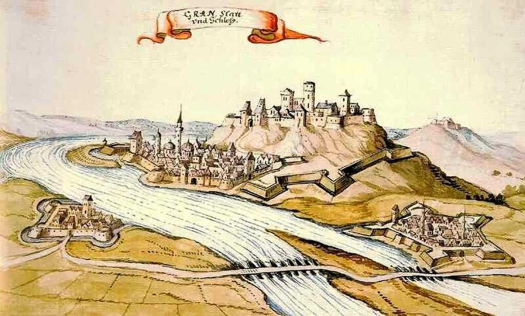 Esztergom in 1664