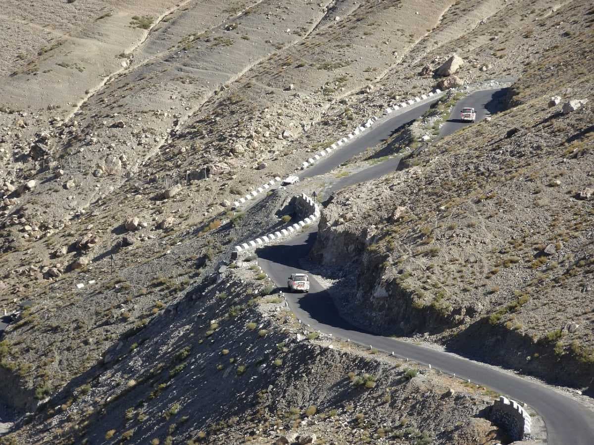 Roads in Spiti Valley