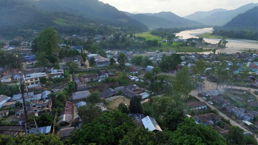 Aalo Town - Aerial View