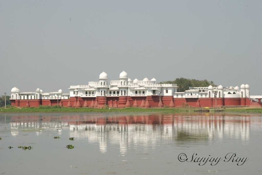 Reflection of Neermahal (The Water Palace), Melagar, Tripura, India