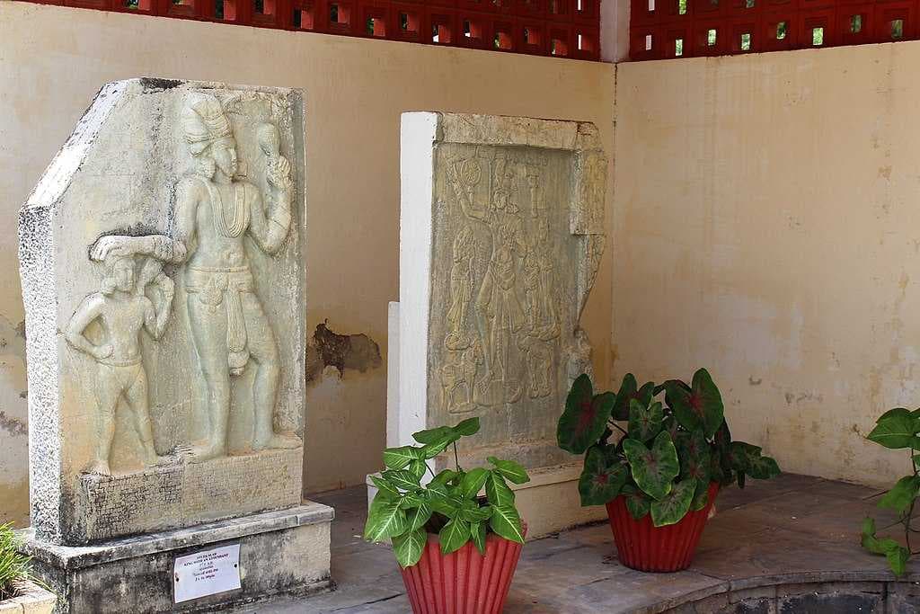 Stone carvings of Amaravathi kings