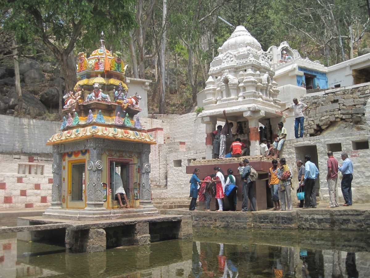 Temple Pond at Dakshina Kashi Temple