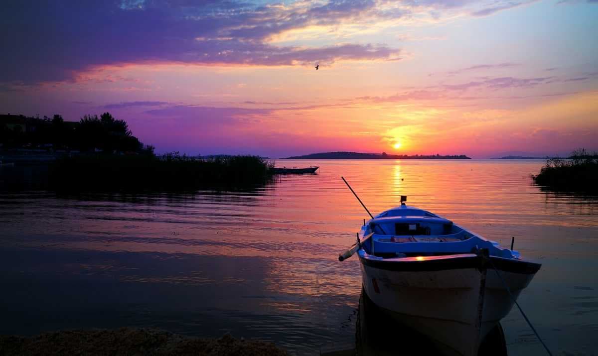Bramhaputra River - Sunset View