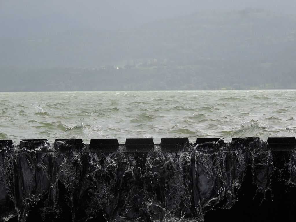 water level in rainy season at Wilson Dam