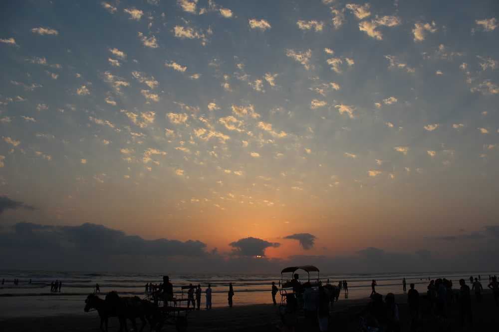 Sunset at Dapoli Beach, Maharashtra