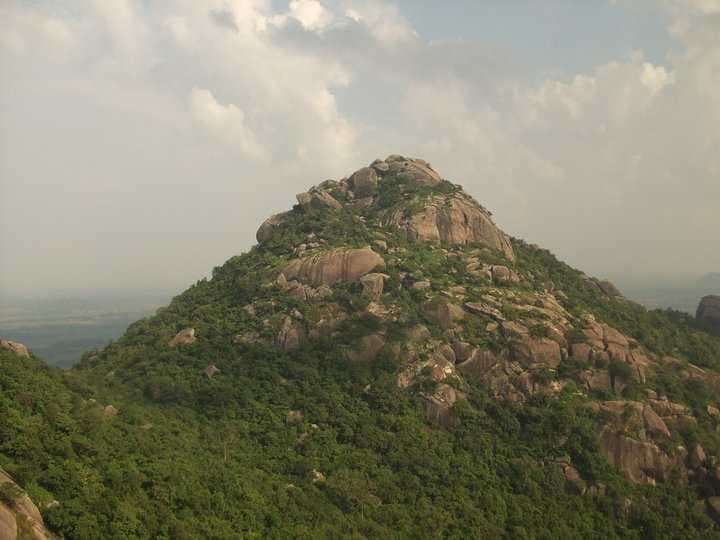 Scenic View of Trikut Mountain