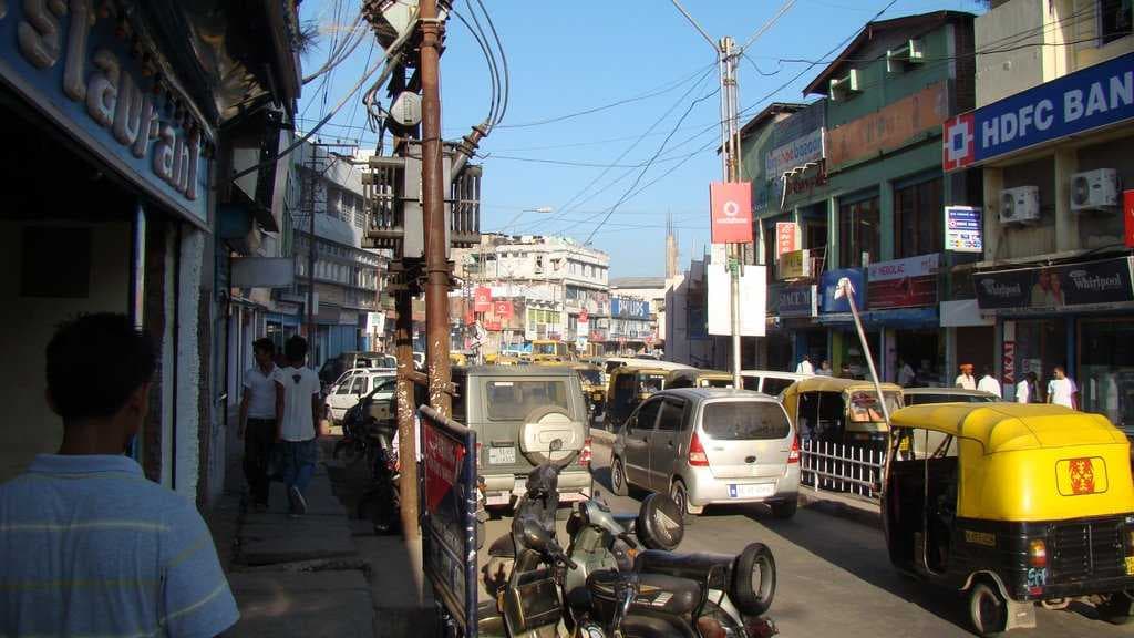 market scene, dimapur, nagaland