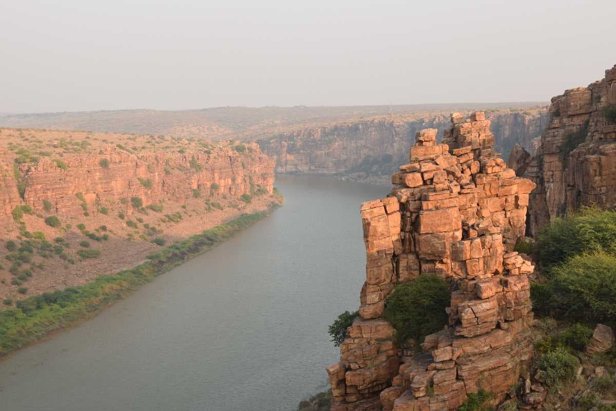 View of the Valley in the Evening