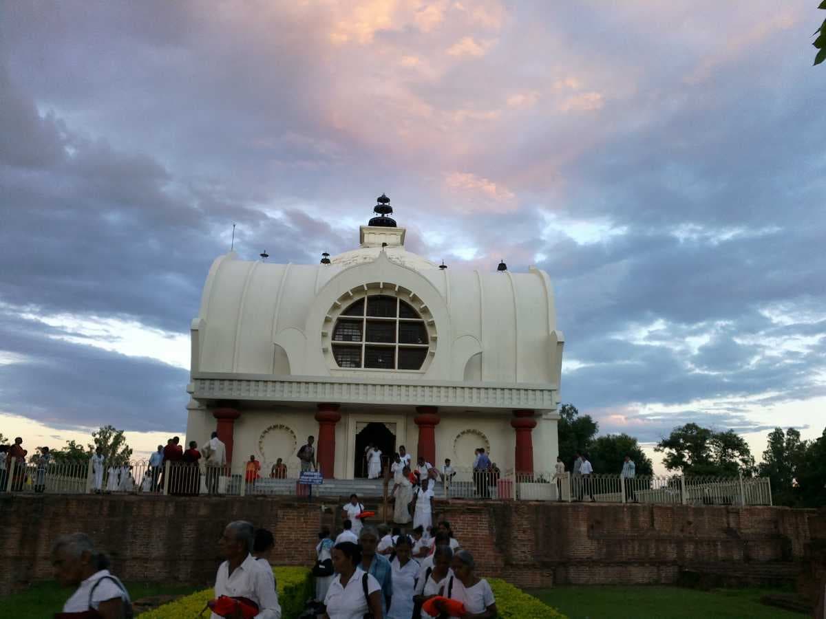 Front View of Mahaparinirwana Temple, Kushinagar