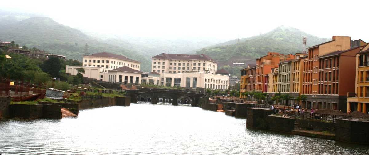 Splendid View of Dasve Town Centre, Lavasa