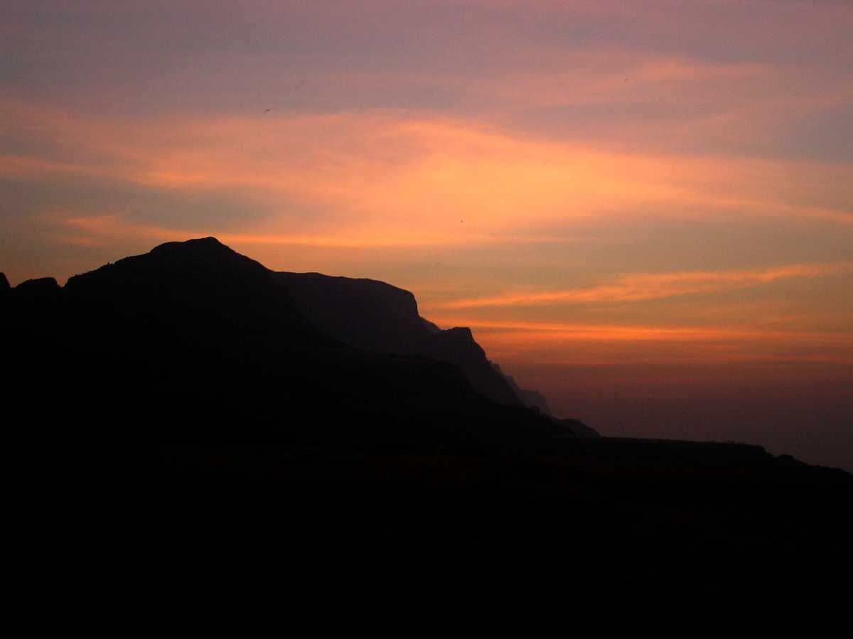 Scenic Sunset View in Malshej Ghat, Maharashtra