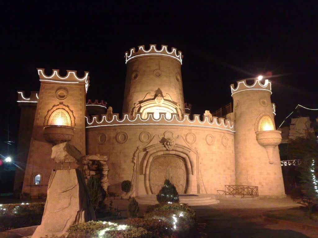 Krazy Castle-Water Park @ Night