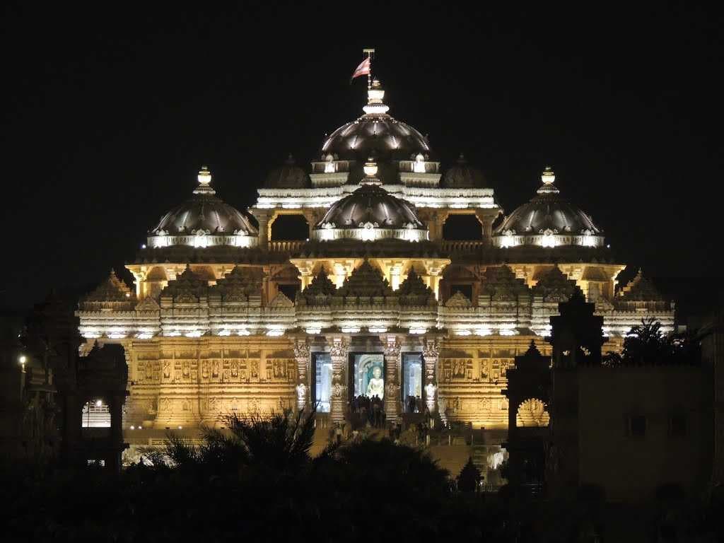 Akshardham temple @ night