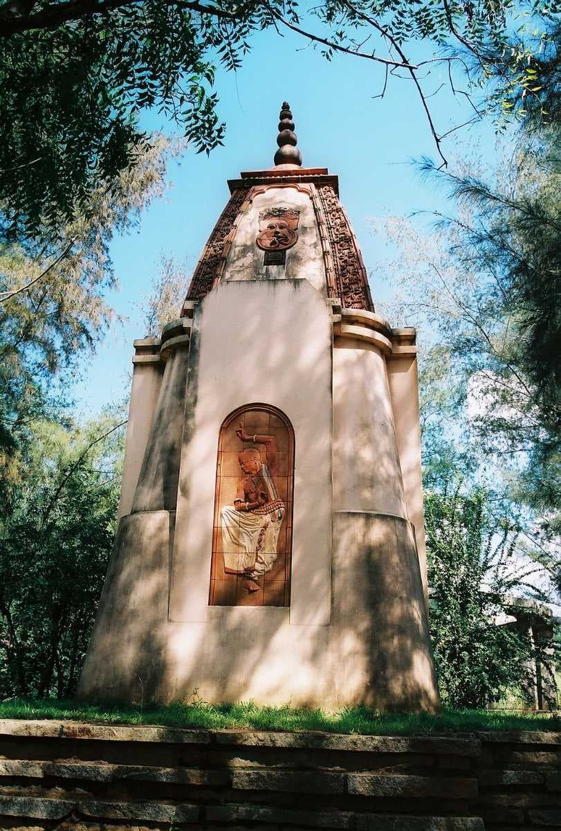 Temple at Nrityagram entrance