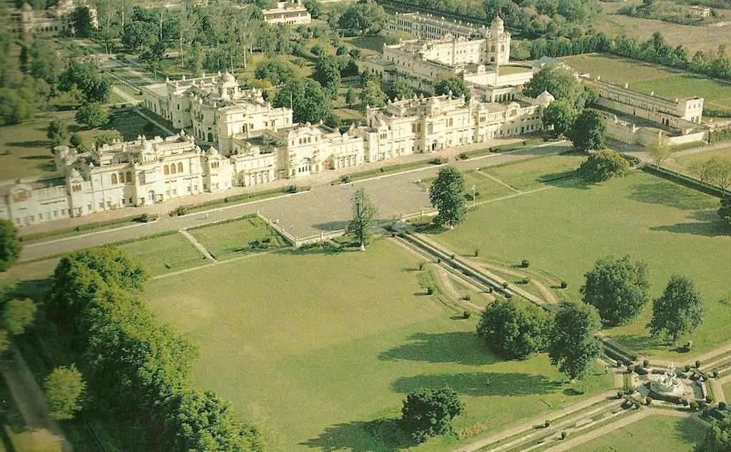 Aerial View of Moti Bagh Palace, Patiala, Punjab