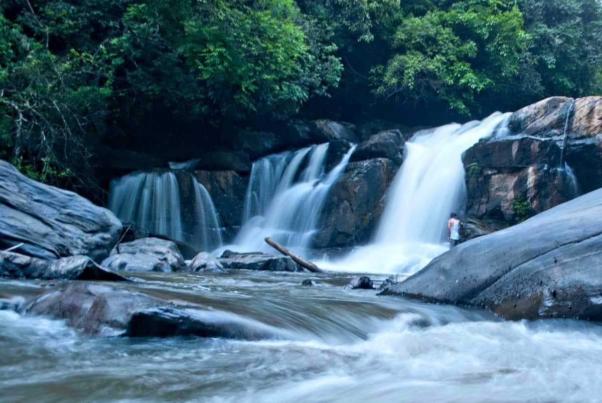 Mukana Mane Falls Near Sakleshpura