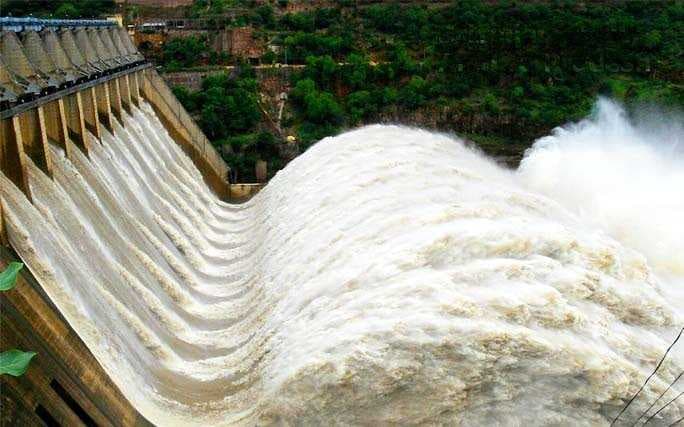 Srisailam Dam - Opened in 1981