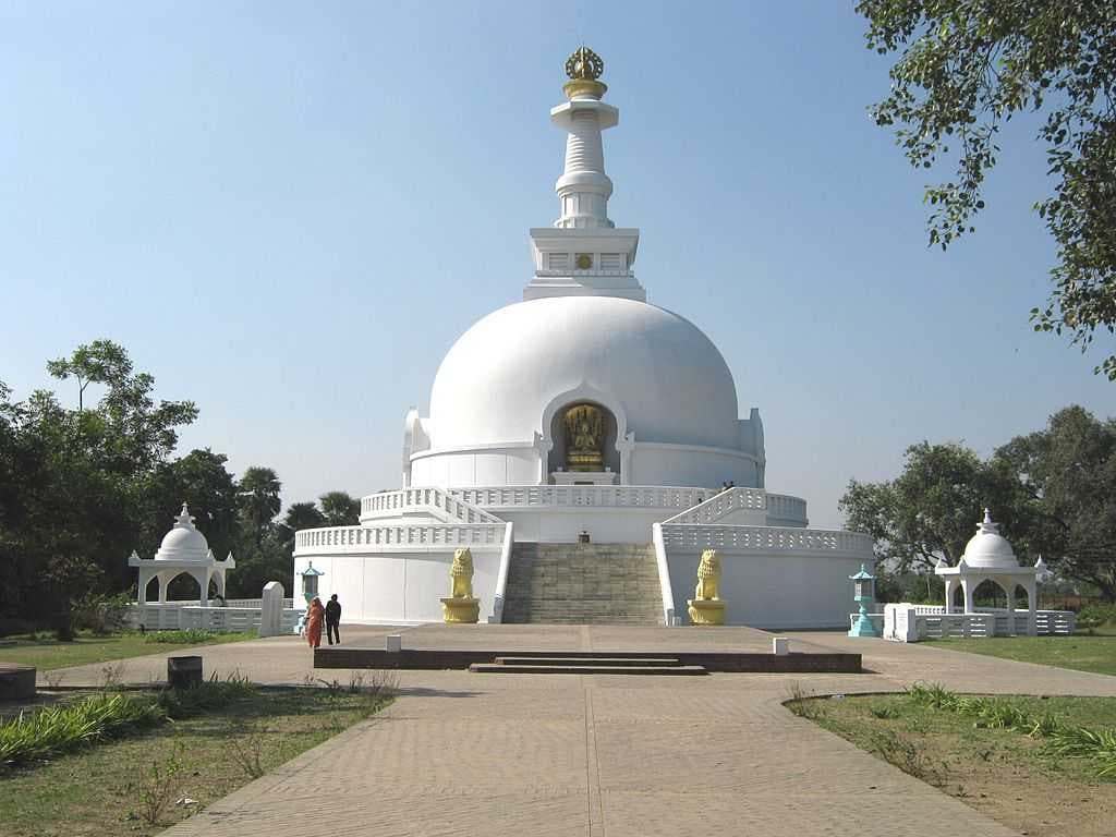 The Budha Stupa in Vaishali.