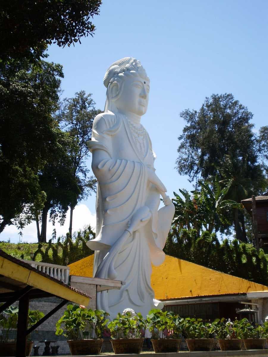 Goddess Kwan Im Statue in Kwan Im Temple