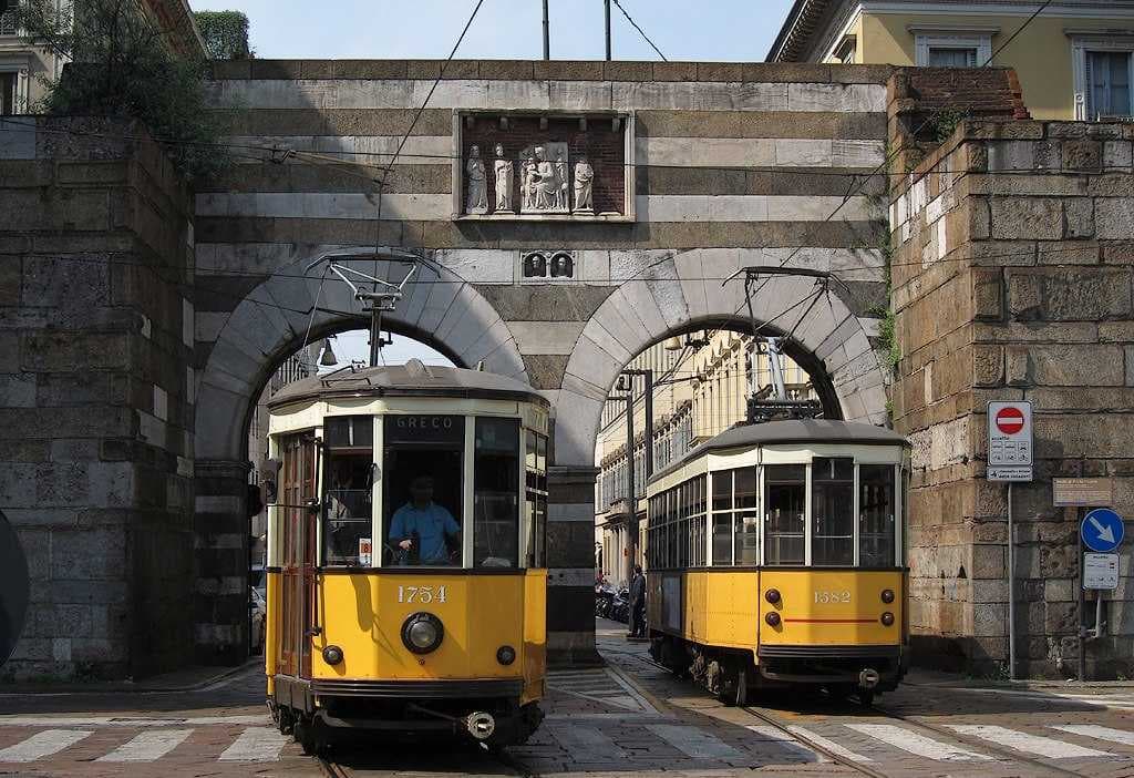 A typical tramcar operated by ATM.