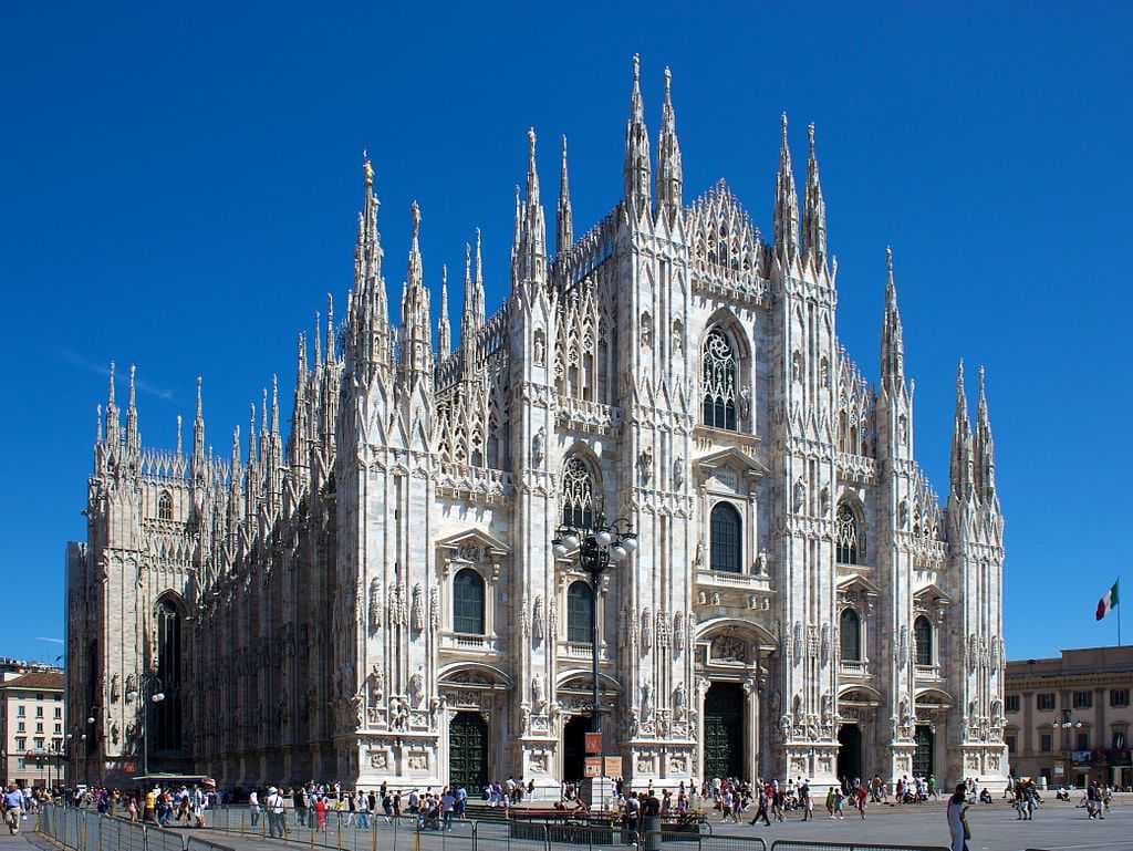 Milan Cathedral is the largest Gothic cathedral in the world.