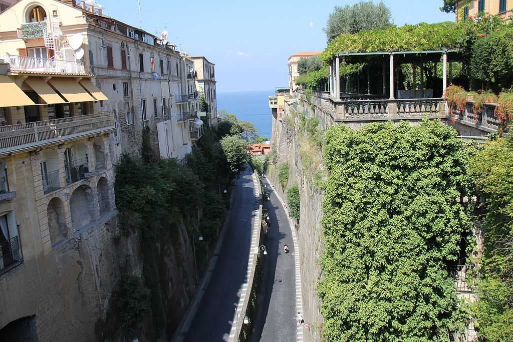 A view from Piazza Tasso.