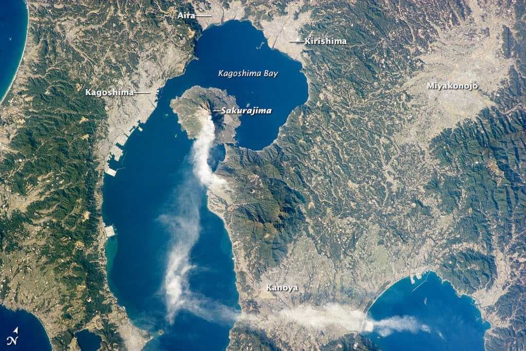 Kagoshima from space
